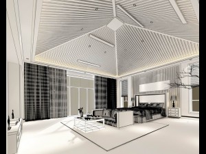 beautifully stylish and luxurious bedrooms 146 Model 3D