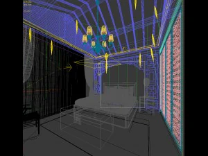 beautifully stylish and luxurious bedrooms 147 3D Model