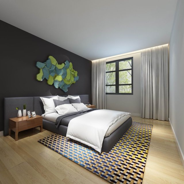beautifully stylish and luxurious bedrooms 149 3D Модель .c4d .max .obj .3ds .fbx .stl .blend 