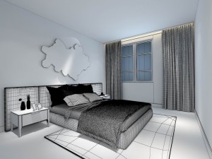 beautifully stylish and luxurious bedrooms 149 3D Модель