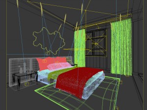 beautifully stylish and luxurious bedrooms 149 3D Модель