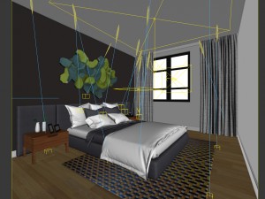 beautifully stylish and luxurious bedrooms 149 3D Модель
