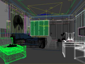 bedroom hotel suites designed 01 3D Model