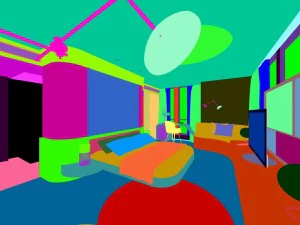 bedroom hotel suites designed 03 3D Model