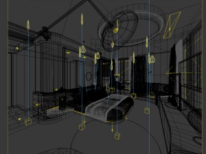 bedroom hotel suites designed 03 3D 모델