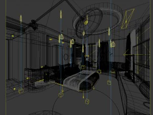 bedroom hotel suites designed 03 3D Model
