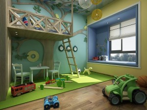 children bedroom 01 3D Model