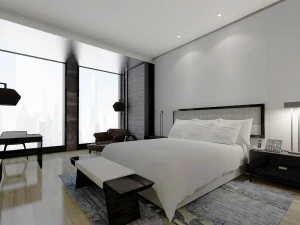 otel yatak odası tasarımı 0105 3D Model