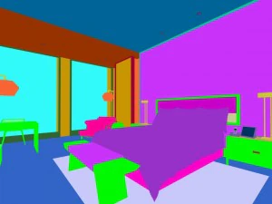 hotel bedroom design 0105 3D Model