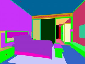hotel bedroom design 0105 Model 3D