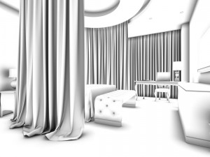 luxurious stylish bedroom 01 Model 3D