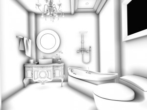luxurious stylish bedroom 02 Modelo 3D