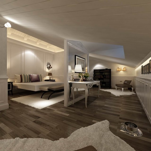 luxurious stylish bedroom 03 Modèle 3D .c4d .max .obj .3ds .fbx .stl .blend 