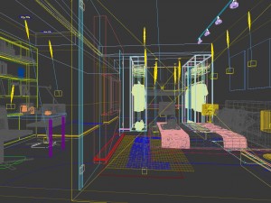 luxurious stylish bedroom 11 3D Model