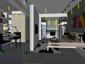 luxurious stylish bedroom 11 3D Model