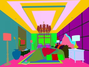 luxurious stylish bedroom 12 3D मॉडल