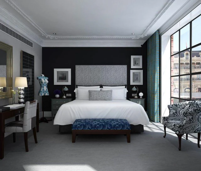 luxurious stylish bedroom 14 3D Model .c4d .max .obj .3ds .fbx .stl .blend 