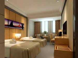 luxuri&ouml;ses, stilvolles Schlafzimmer 20 3D Modell