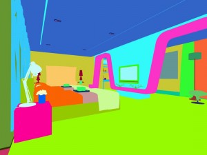 luxurious stylish bedroom 21 3D 模型