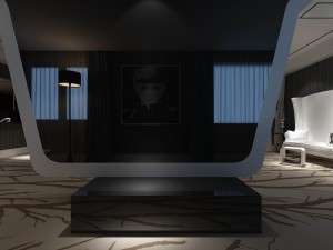luxurious stylish bedroom 21 3D 模型