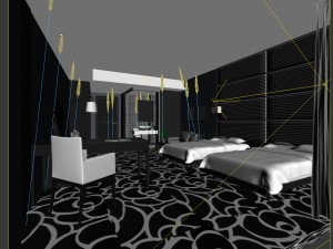 luxurious stylish bedroom 23 Model 3D