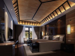 luxurious stylish bedroom 26 3D Model