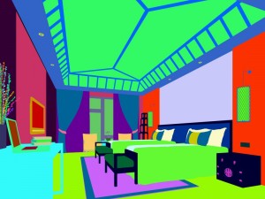 luxurious stylish bedroom 26 3Dモデル