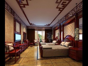 luxurious stylish bedroom 27 3D Model