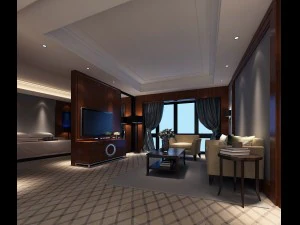 luxurious stylish bedroom 31 3D Model