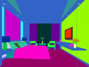 luxurious stylish bedroom 32 Modèle 3D
