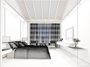 luxurious stylish bedroom 32 Modèle 3D