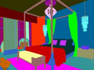 luxury stylish interior master bedroom - 01 3D Модель