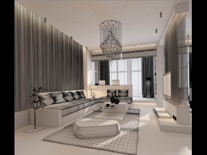 luxury stylish interior master bedroom - 01 3D Модель