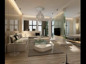 luxury stylish interior master bedroom - 01 3D Model