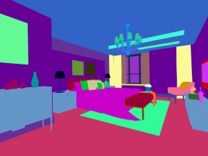 luxury stylish interior master bedroom - 09 3D Model