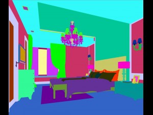 luxury stylish interior master bedroom - 11 3D Model