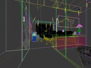 luxury stylish interior master bedroom - 14 3D Модель