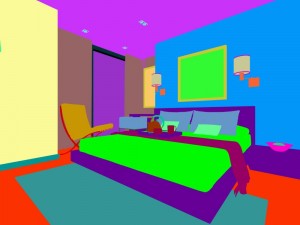 luxury stylish interior master bedroom - 15 3D Model