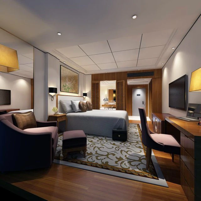 luxury stylish interior master bedroom - 17 3D Model .c4d .max .obj .3ds .fbx .stl .blend 