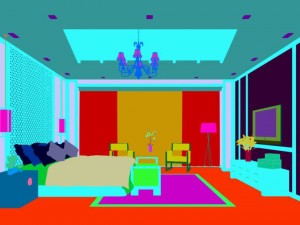 luxury stylish interior master bedroom - 28 3D Модель
