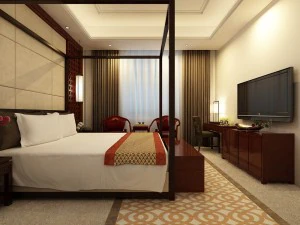 luxury stylish interior master bedroom - 32 3D Model
