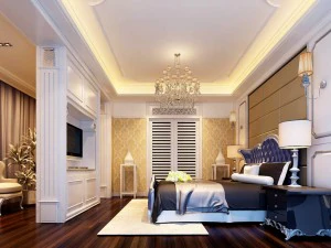 Luxuri&ouml;ses, stilvolles Hauptschlafzimmer &ndash; 49 3D Modell