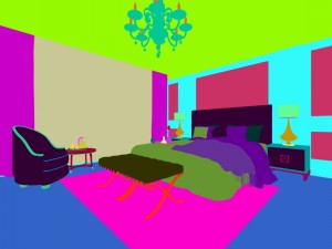 luxury stylish interior master bedroom - 50 3D 모델
