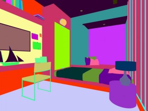 luxury stylish interior master bedroom - 92 3D Model