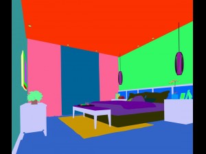 luxury stylish interior master bedroom - 93 3D 모델