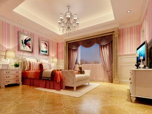 luxury stylish interior master bedroom - 94 3D Model