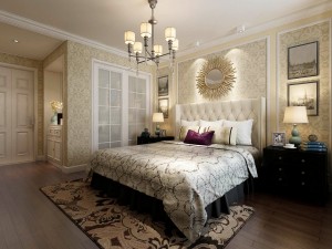 stylish european bedroom 02 3Dモデル
