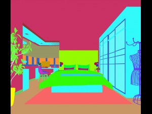 stylish european bedroom 04 Modelo 3D