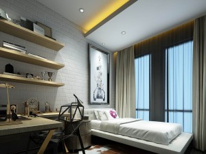 stylish european bedroom 09 3D मॉडल