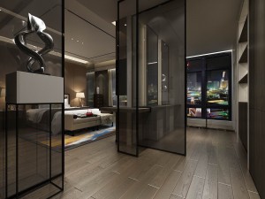 stylish european bedroom 12 3D Model